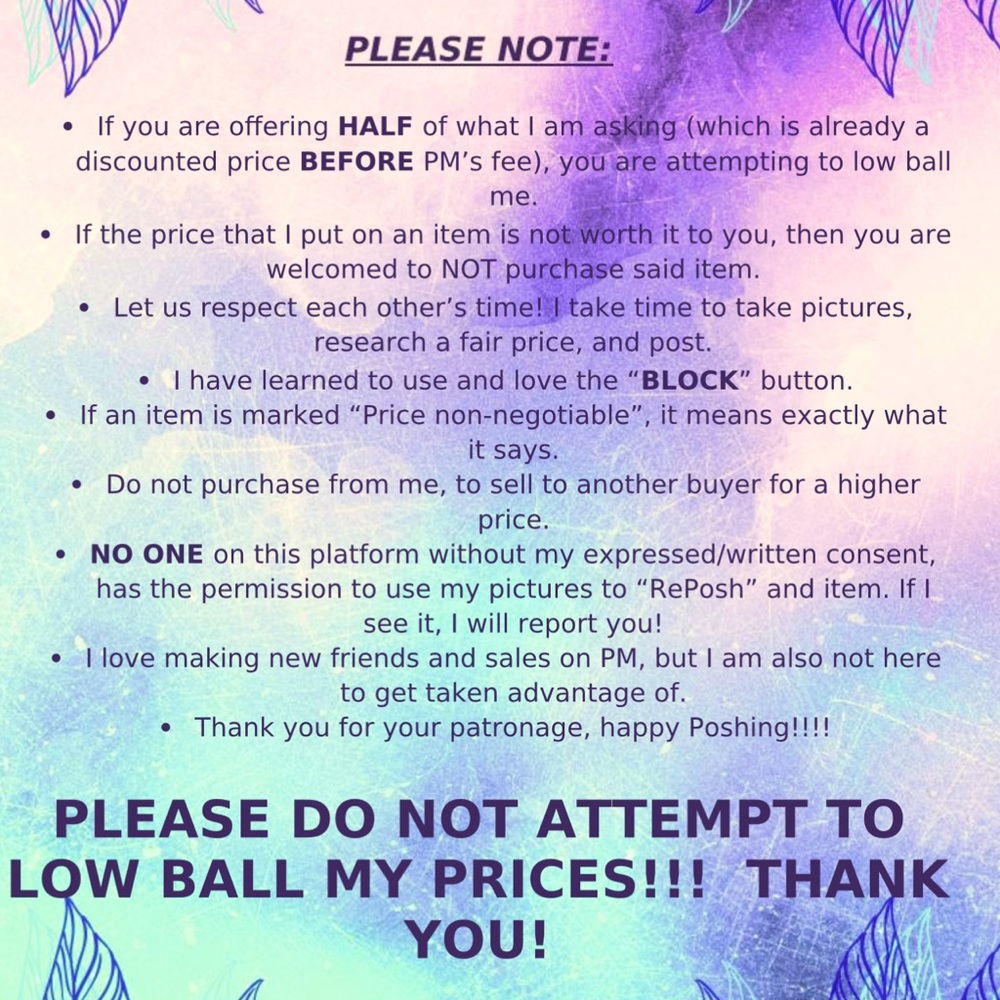 Not for SALE